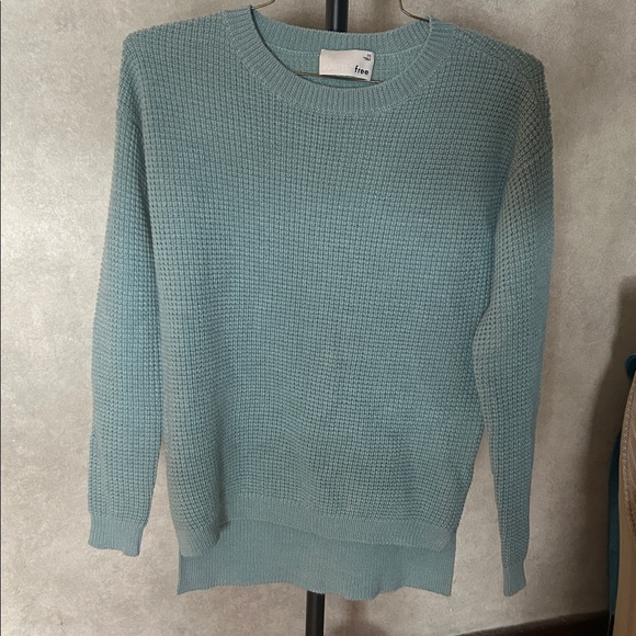 Aritzia Wilfred Free Merino Wool Isabelli Sweater Blue Size XS - Picture 6 of 13
